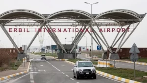 Irak’ın Erbil kentinde ABD askeri üssünün de bulunduğu bir havaalanına