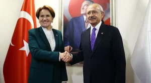 CHP Genel Başkanı Kemal Kılıçdaroğlu, İyi Parti Genel Başkanı Meral