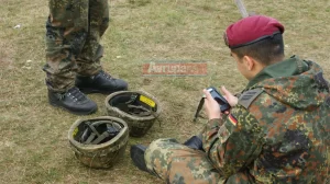 BERLİN Almanya Silahlı Kuvvetleri (Bundeswehr) NATO'nun Çok Yüksek Hazırlık Seviyeli