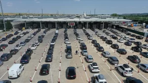 Türkiye kara sınır kapılarından giriş-çıkış yapan araç sayısı 2019-2023 döneminde