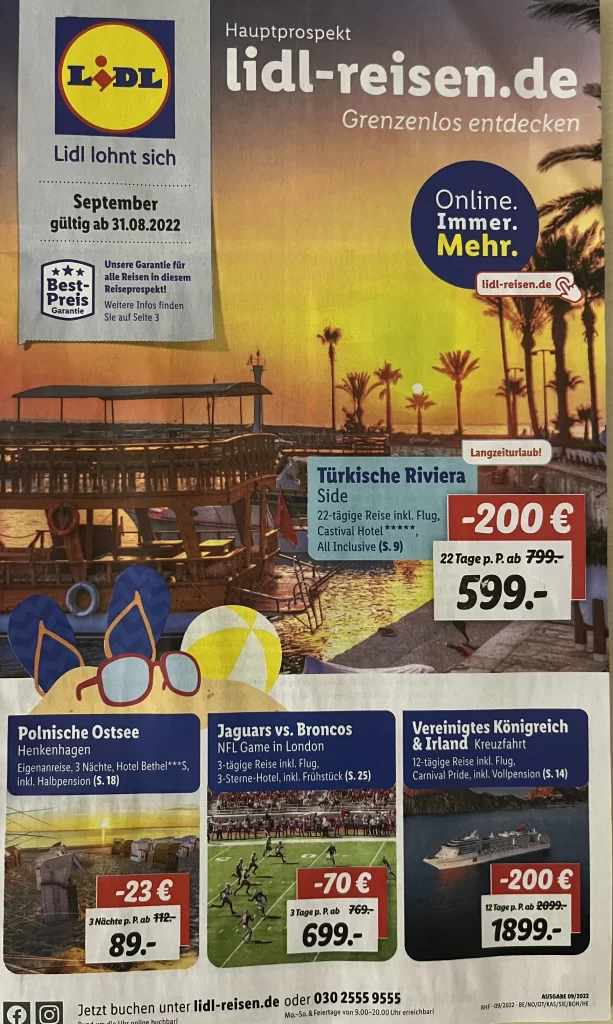 Almanya'nın Lidl marketler zincirindeki Türkiye tatili yok sattı