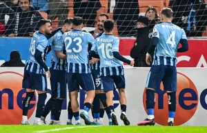 Trendyol Süper Lig'in 16. haftasında Adana Demirspor, Beşiktaş'ı 2-1 mağlup