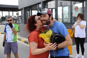 Edirneli Semih Atakan Koç, Almanya'dan bisikletle 33 günde memleketine gelerek