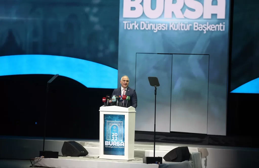 Bursa'da "2022 Türk Dünyası Kültür Başkenti" resmi açılış programı düzenlendi