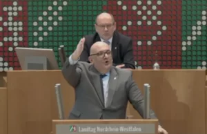 Kuzey Ren Vestfalya (KRV) Eyalet Milletvekili Volkan Baran (SPD), mecliste