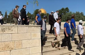 Kudüs İslami Vakıflar İdaresi'nden yapılan yazılı açıklamada, 274 fanatik Yahudi'nin,