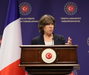 Fransa Dışişleri Bakanı Catherine Colonna, bölgede sükunet istediklerini belirterek, Türkiye
