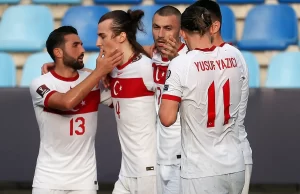 2022 FIFA Dünya Kupası Elemeleri G Grubu maçında A Milli
