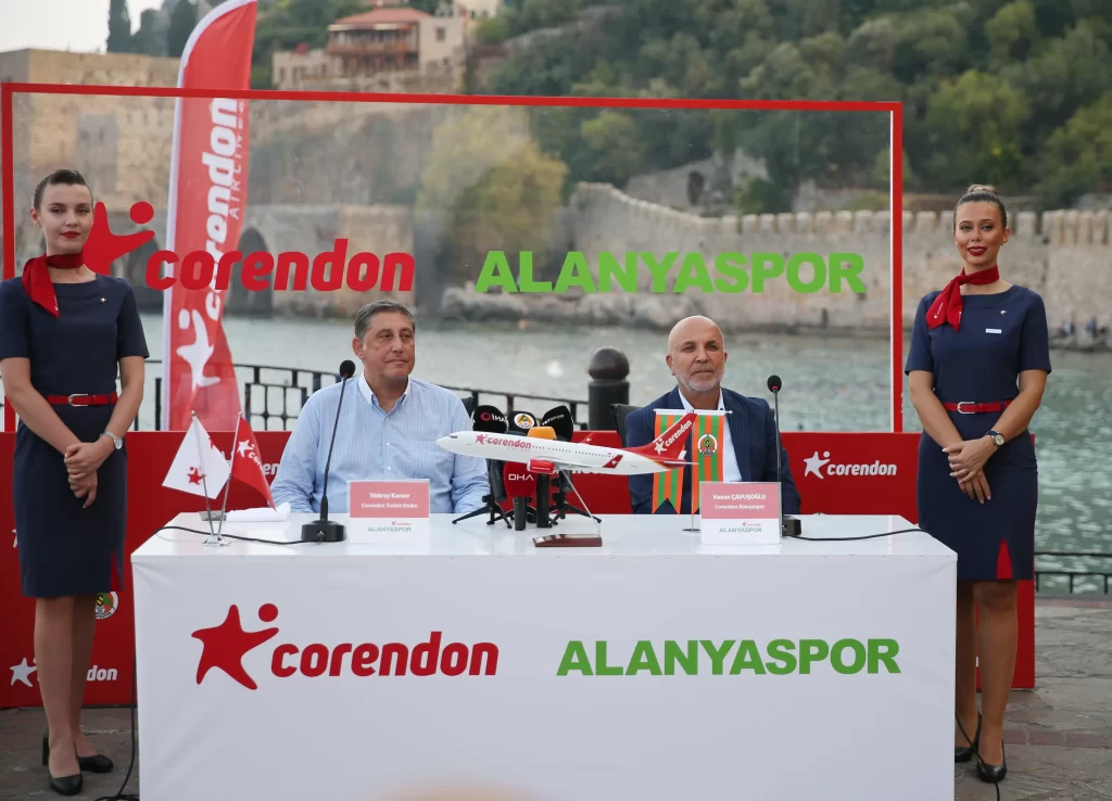 Corendon Turizm Grubu Alanyaspor'un isim sponsoru oldu