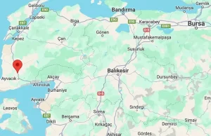 Kandilli Rasathanesi'nde yer alan bilgiye göre, Çanakkale'nin Ezine ilçesinde 4,9