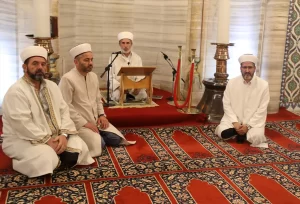 Mimar Sinan'ın vefatının 434. yıl dönümü dolayısıyla Selimiye Camisinde anma