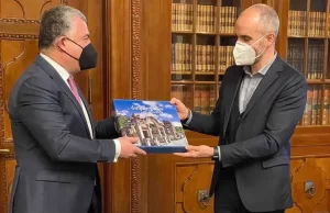 Türkiye’nin Berlin Büyükelçisi Ahmet Başar Şen, Hannover Büyükşehir Belediye Başkanı