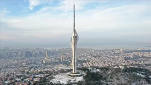 Ulaştırma ve Altyapı Bakanı Karaismailoğlu, Çamlıca Kulesi'nde son rötuşların yapıldığını