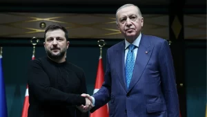 Cumhurbaşkanı Recep Tayyip Erdoğan ve Ukrayna Devlet Başkanı Volodimir Zelenskiy’in