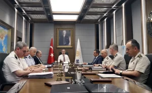 Millî Savunma Bakanı Hulusi Akar başkanlığında Genelkurmay Başkanı Orgeneral Yaşar