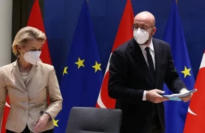 Avrupa Birliği (AB) Konseyi Başkanı Charles Michel ile Komisyon Başkanı