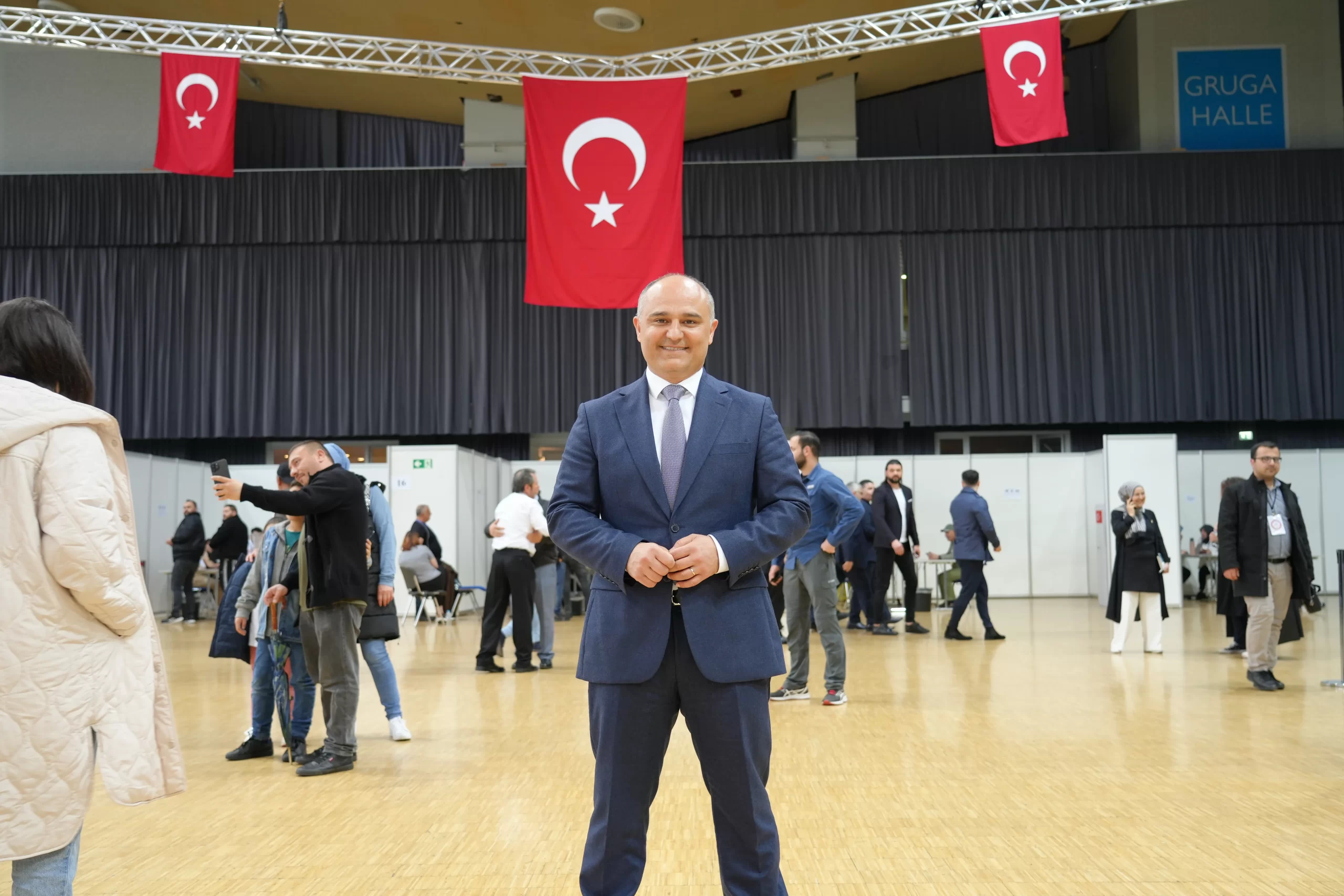 Kuzey Ren Vestfalya eyaletine bağlı Essen şehri Messe Essen –