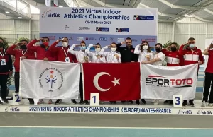 VIRTUS Avrupa Salon Atletizm Şampiyonası'nda Türkiye Özel Sporcular Kadın Milli