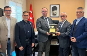 Trakya İşadamları Derneği yönetim kurulu üyeleri, Türkiye’nin Gümülcine Başkonsolosu Aykut