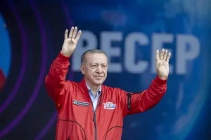 Cumhurbaşkanı Recep Tayyip Erdoğan’ın, Samsun Çarşamba Havalimanı'nda düzenlenen TEKNOFEST KARADENİZ