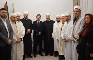 Diyanet İşleri Başkanlığı tarafından gönderilen 9 Türk hafız, Sırbistan'da Boşnak