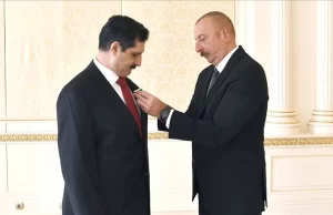 Azerbaycan Cumhurbaşkanı İlham Aliyev, Türkiye'nin Bakü Büyükelçisi Erkan Özoral'a "Dostluk