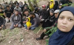Meriç Nehri’nde oluşan kum adacıkta mahsur kalan mültecileri dramı devam