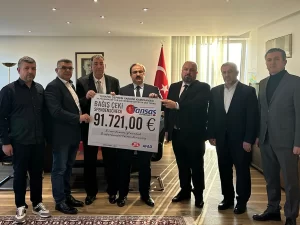 Tansaş marketler zinciri ortaklarından Türkiye'de meydana gelen depreme büyük destek.