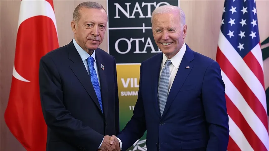 ABD Başkanı Joe Biden, Cumhurbaşkanı Recep Tayyip Erdoğan'a İsveç ile