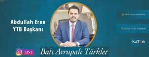 Yurtdışı Türkler ve Akraba Topluluklar (YTB) Başkanı Abdullah Eren, instagram