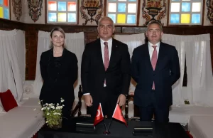 Türkiye Cumhuriyeti Kültür ve Turizm Bakanı Mehmet Nuri Ersoy bir