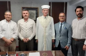İskeçe Müftüsü Mustafa Trampa’nın daveti üzerine Mustafçova Belediyesindeki dört başkan