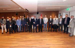 Belçika'da bölgesel liglerde mücadele eden Türk futbol kulüplerinin başkanları ile