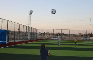 TİKA Irak Koordinatörü Mustafa Yazıcı:"105x75 metre ölçülerinde, standart futbol sahası