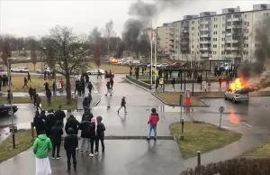 İsveç'in Norrköping kentinde Kur'an-ı Kerim yakma provokasyonunu protesto eden 3