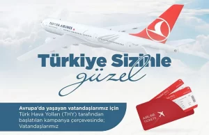 Türk Hava Yolları (THY), Avrupa'dan Türkiye'ye yapılacak uçuşlarda yüzde 25