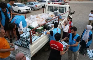 Türkiye Diyanet Vakfı (TDV) tarafından yangınların yaşandığı bölgelerde, yangına müdahale