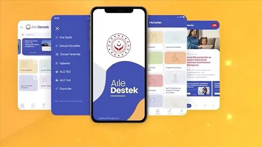 'Aile Destek' mobil uygulaması hayata geçti