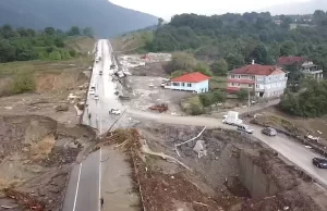 Kastamonu, Bartın ve Sinop'ta sağanak yağış nedeniyle oluşan taşkın hayatı