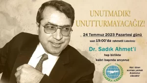 Batı Trakya Türklerinin lideri Dr. Sadık Ahmet vefatının 28’inci yıl