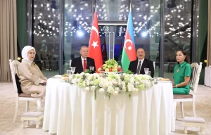 Cumhurbaşkanı Recep Tayyip Erdoğan, cumhurbaşkanı seçilmesinin ardından ilk yurt dışı
