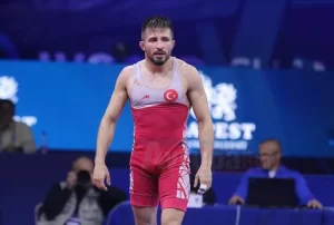 Dünya Güreş Şampiyonası'nda serbest stil 57 kiloda Süleyman Atlı, finalde