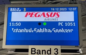   İstanbul Sabiha Gökçen Havalimanı'ndan Dortmund'a gelen ilk Pegasus uçağı