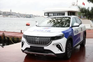 Araç, İstanbul'da İçişleri Bakanı Soylu'nun konvoyuna eskortluk etti