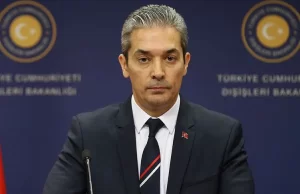 Dışişleri Sözcüsü Aksoy, “Sayın Savunma Bakanı’nı taşıyan helikopterin tacizi söz