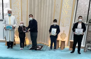 Köln DİTİB Merkez Camii Din Eğitimi Merkezi'nden yarışmaya katılan ve