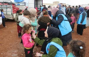 Bağışçılarımız tarafından İdlib'e ulaştırılmak üzere Vakfımıza emanet edilen gıda kolisi