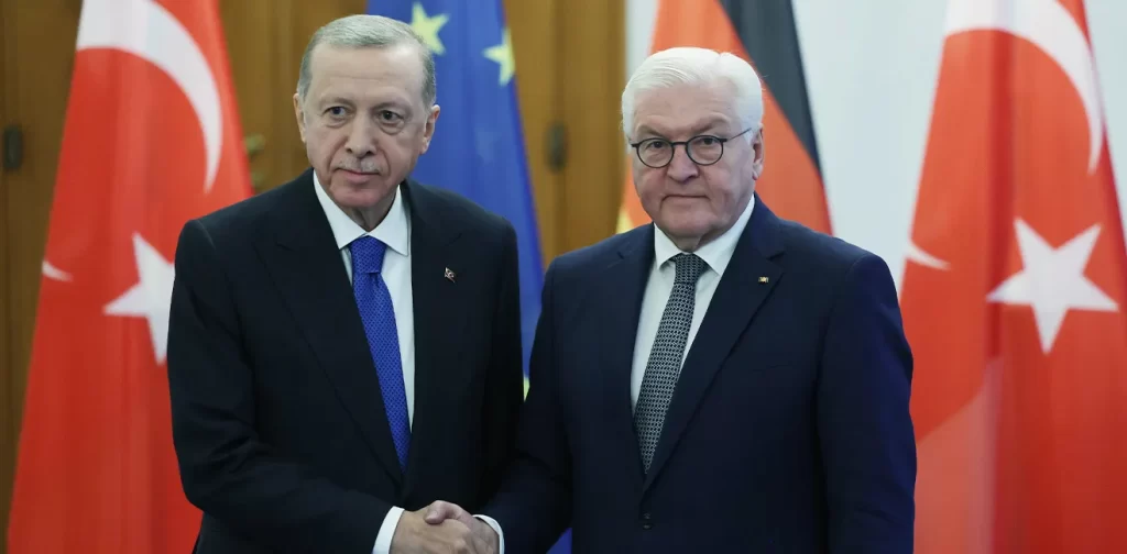 Cumhurbaşkanı Erdoğan'ın Almanya Cumhurbaşkanı Steinmeier ile görüşmesine ilişkin açıklama