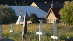 Kanada'nın Vancouver Adası'ndaki eski Alberni Indian Residential Yatılı Kilise Okulunun