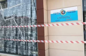 Gümülcine’nin Mastanlı mahallesinde hizmet veren Kültür Dershaneleri şubesi kimliği belirsiz